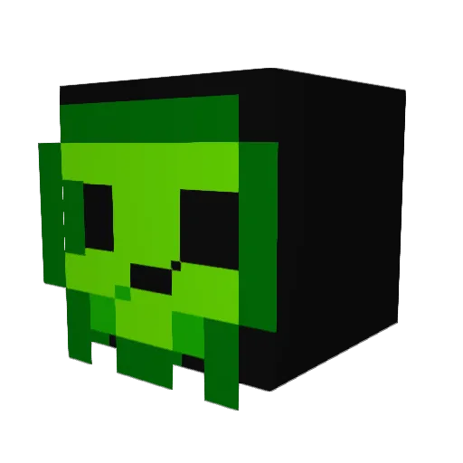 TaskingGlobe289 Minecraft avatar head, 3D render