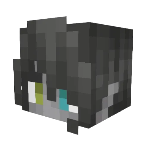 Taskmaestro Minecraft avatar head, 3D render