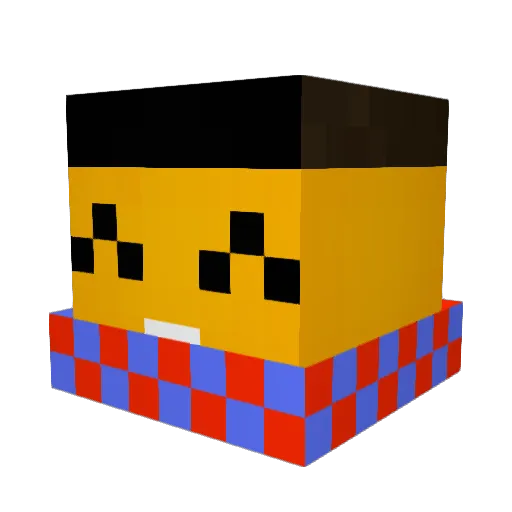 Taslo012 Minecraft avatar head, 3D render