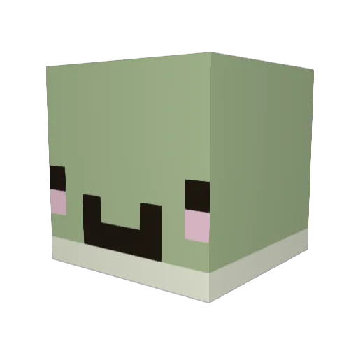 TasmanianDevil01 Minecraft avatar head, 3D render