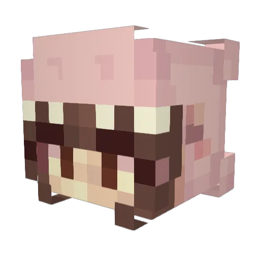 TasovacZara Minecraft avatar head, 3D render