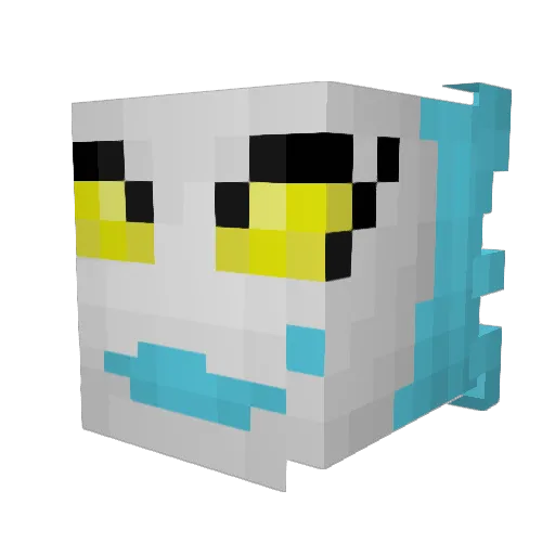 TasqueManager_ Minecraft avatar head, 3D render