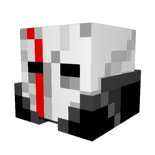 TassasinT Minecraft avatar head, 3D render