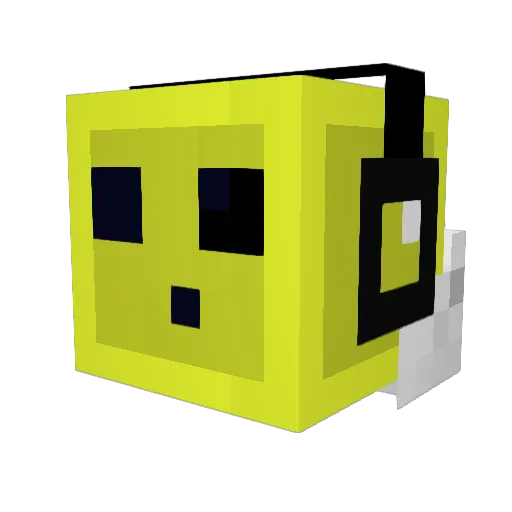 Tast1y Minecraft avatar head, 3D render