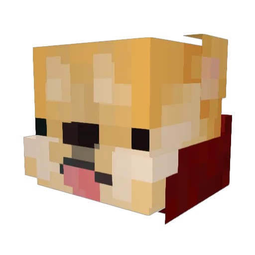 TastierTick9381 Minecraft avatar head, 3D render