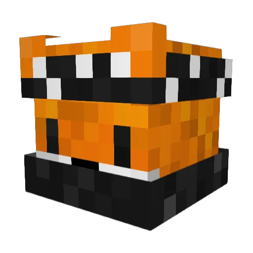 TastyHenry Minecraft avatar head, 3D render