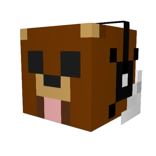 TastyJew Minecraft avatar head, 3D render