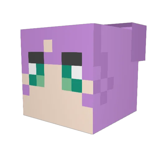 Tatarin Minecraft avatar head, 3D render