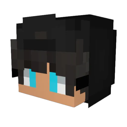 TateiGamer Minecraft avatar head, 3D render