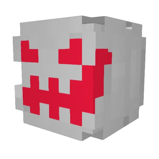 TaterKaio Minecraft avatar head, 3D render