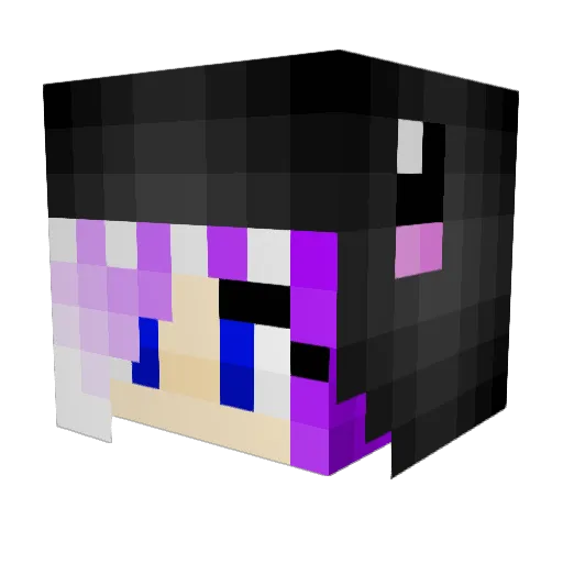 TaterSquat Minecraft avatar head, 3D render