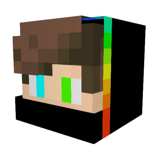 Tathonka Minecraft avatar head, 3D render
