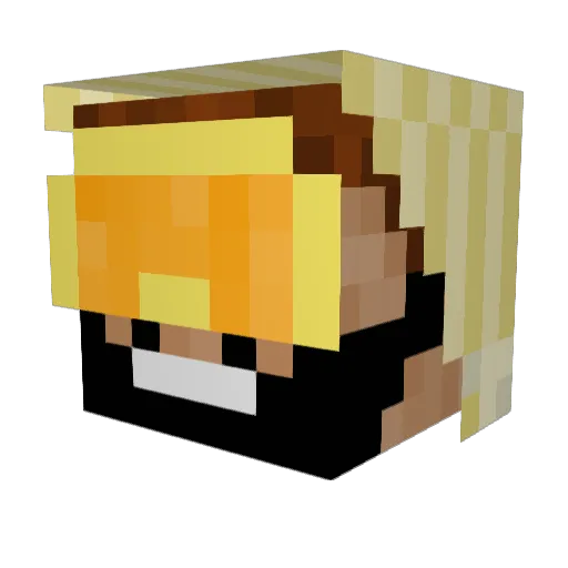 Tatis_Jr23 Minecraft avatar head, 3D render