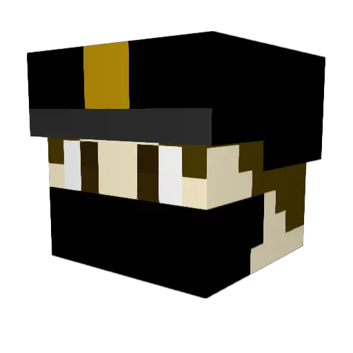 TatoThePotato1 Minecraft avatar head, 3D render