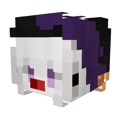 Tatrove Minecraft avatar head, 3D render