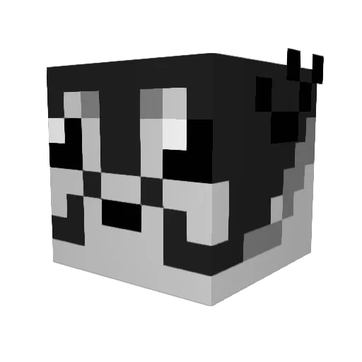 Tatssuuya Minecraft avatar head, 3D render