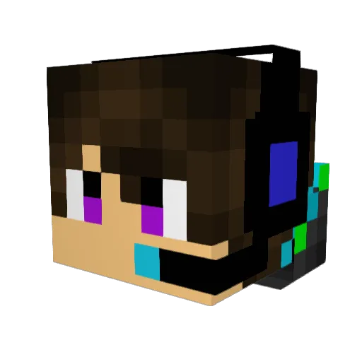 Tatsumi_012 Minecraft avatar head, 3D render