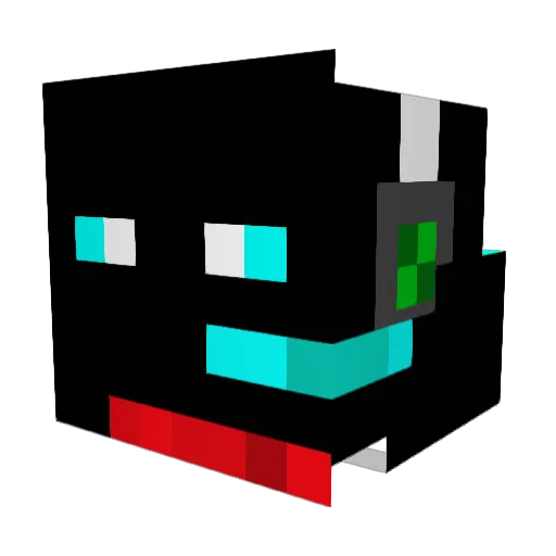 Tatti2006 Minecraft avatar head, 3D render