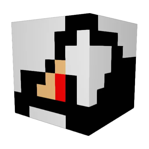 TattooedFreakJR Minecraft avatar head, 3D render