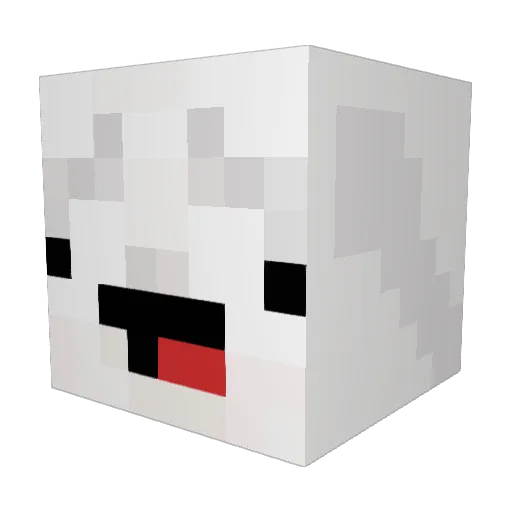 Tatu_Games Minecraft avatar head, 3D render