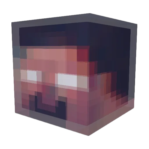 Tatum45 Minecraft avatar head, 3D render