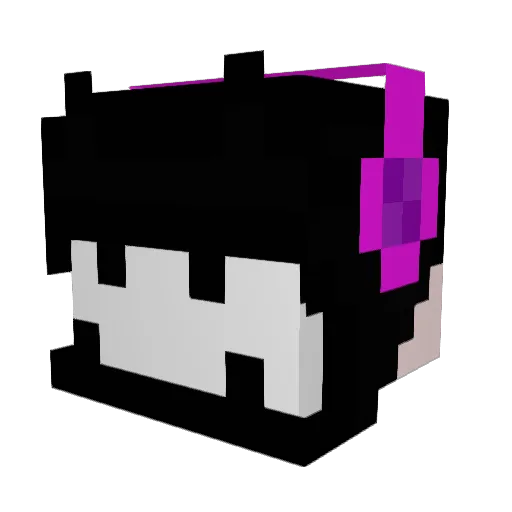 Tatumaa Minecraft avatar head, 3D render