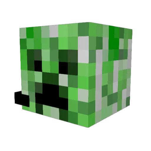 Tatven Minecraft avatar head, 3D render