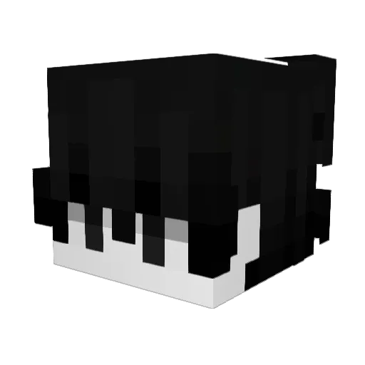 Tatzz09 Minecraft avatar head, 3D render