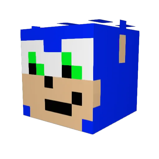 Taubechronicle Minecraft avatar head, 3D render