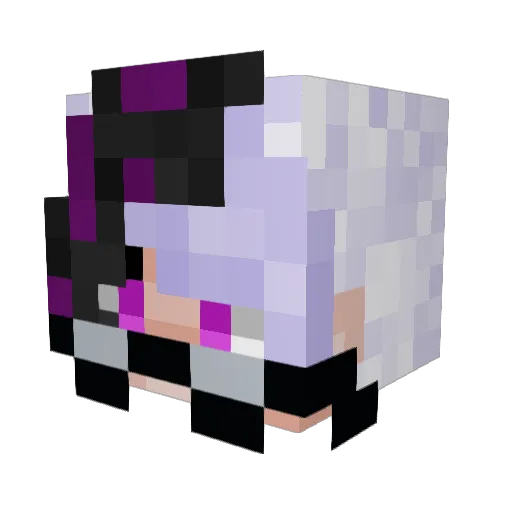 Taubotim Minecraft avatar head, 3D render