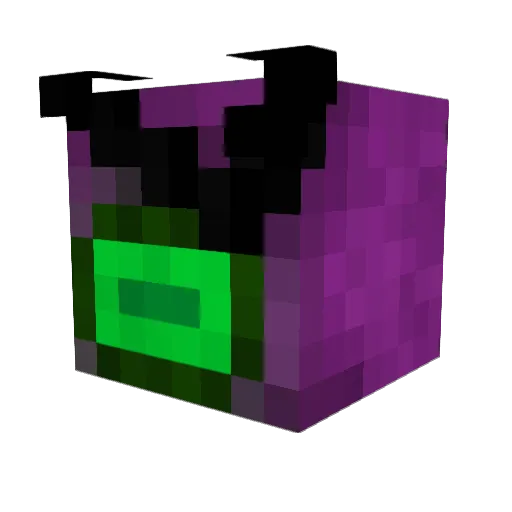 Tauchy Minecraft avatar head, 3D render