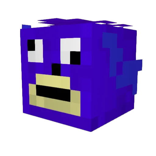TaumTaum_ Minecraft avatar head, 3D render