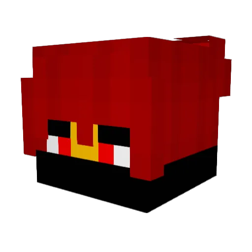 Taunter_232 Minecraft avatar head, 3D render