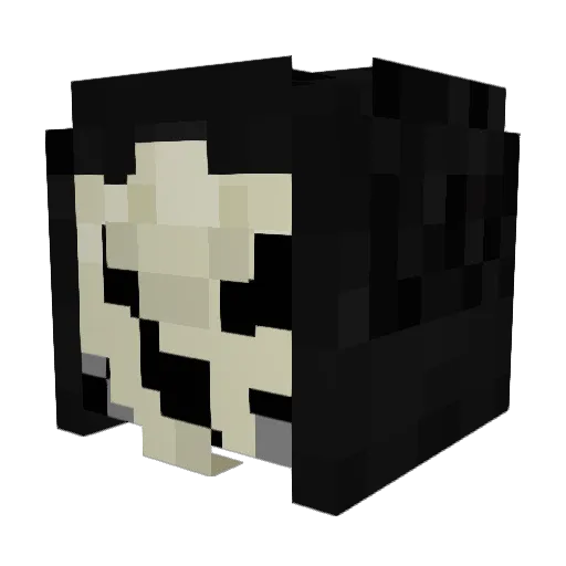 Taurenonkel Minecraft avatar head, 3D render