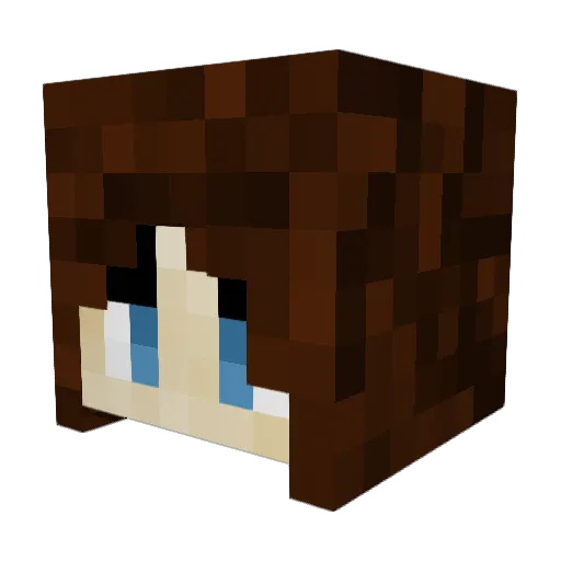 TaurielE Minecraft avatar head, 3D render