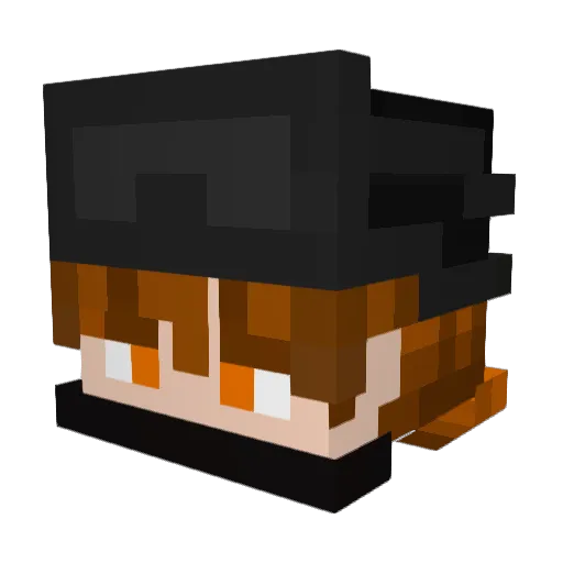 Tauro022 Minecraft avatar head, 3D render