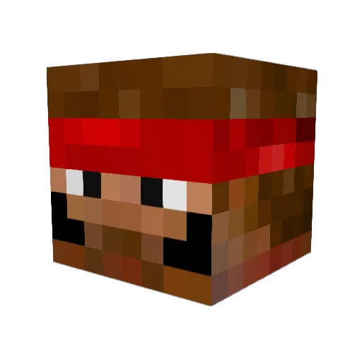Taurus_75HR Minecraft avatar head, 3D render