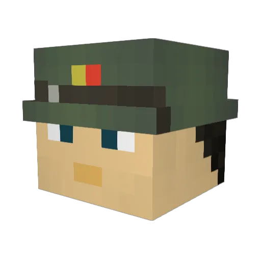 Tauruss2010 Minecraft avatar head, 3D render