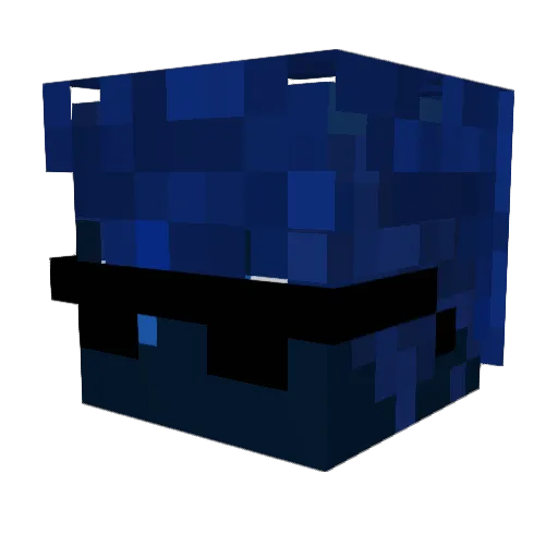 Tauxy Minecraft avatar head, 3D render