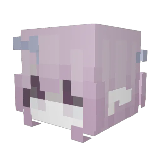 TavIsfeng Minecraft avatar head, 3D render
