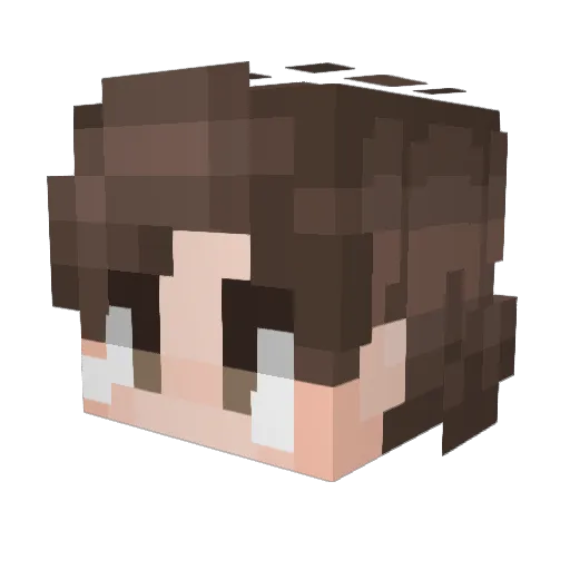 TavTheGamer23 Minecraft avatar head, 3D render
