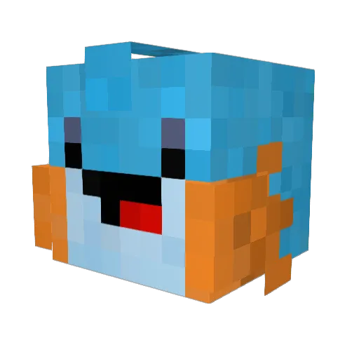 Taven1 Minecraft avatar head, 3D render