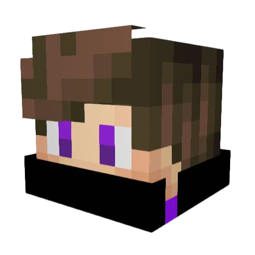 Taverninho Minecraft avatar head, 3D render