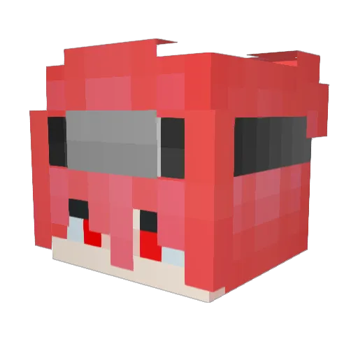 Tavi2324 Minecraft avatar head, 3D render