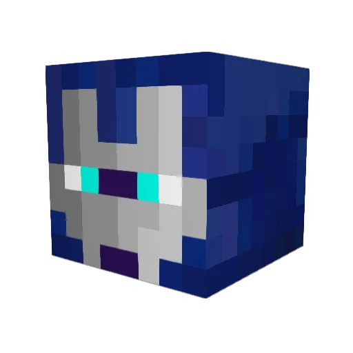 Tavinho_BR Minecraft avatar head, 3D render