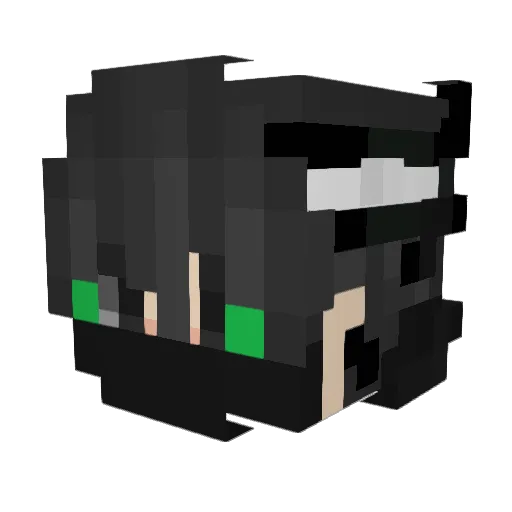 Tavinnxkz Minecraft avatar head, 3D render