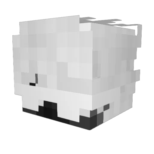 Tavinxzz Minecraft avatar head, 3D render