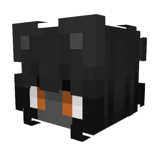Tavoid_ Minecraft avatar head, 3D render