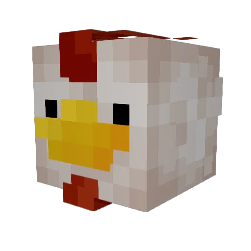 Tavuk__Adam Minecraft avatar head, 3D render