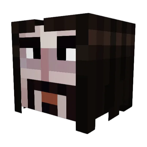 TawnyBarnOwl Minecraft avatar head, 3D render